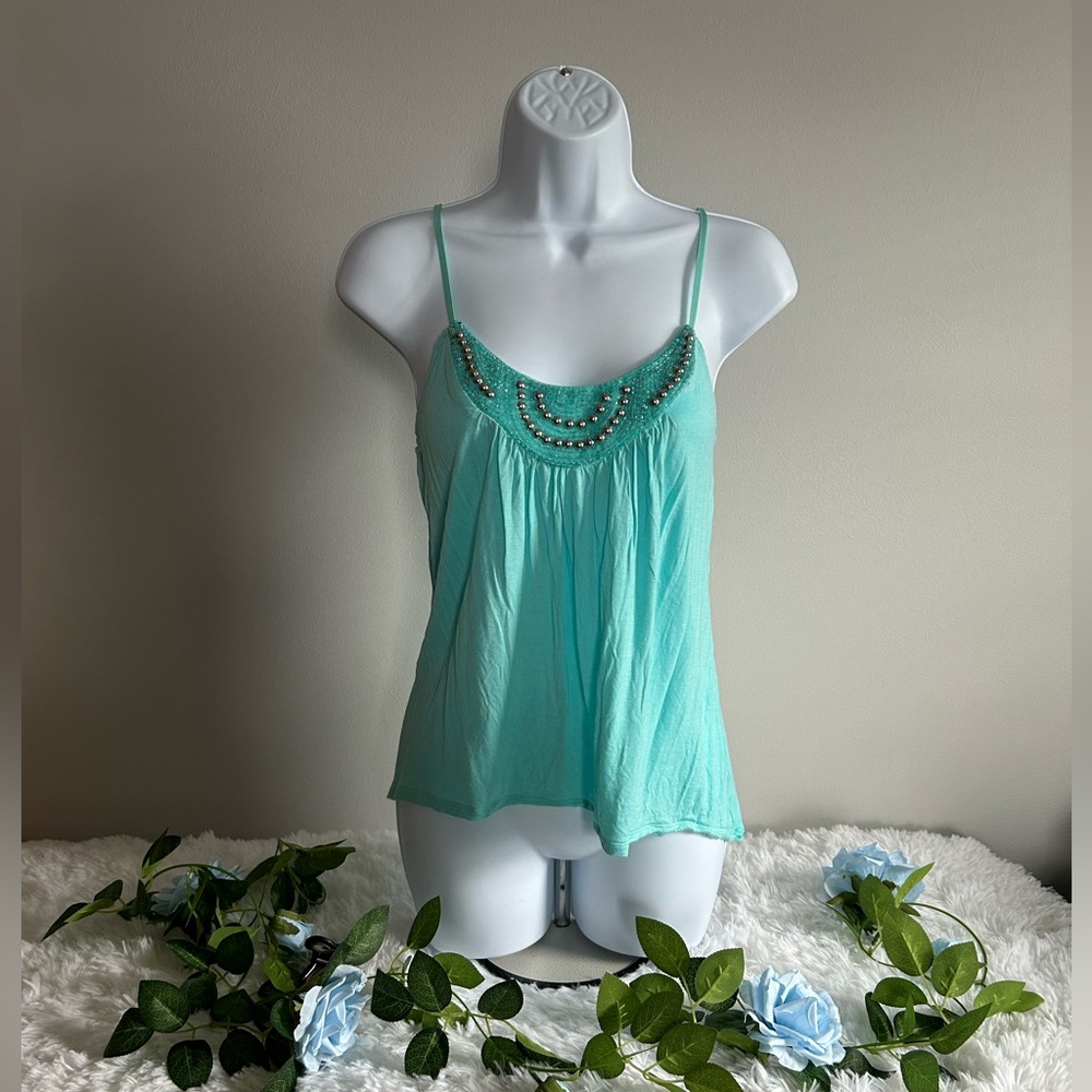 SOLD Candies 2000s aquamarine cami top 🦋 size medium